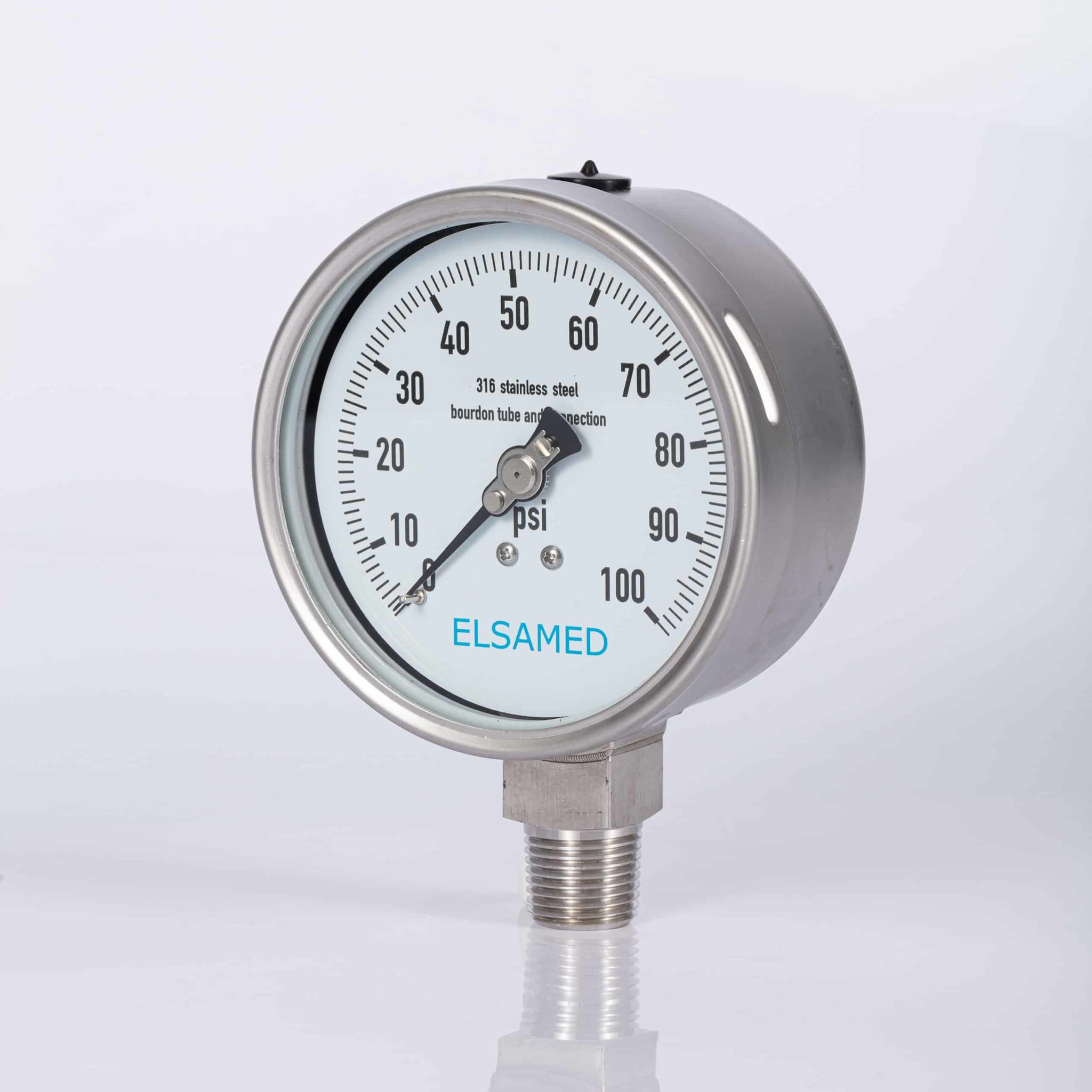 Silicone Filled Pressure Gauge Manufacturer ELSAMED